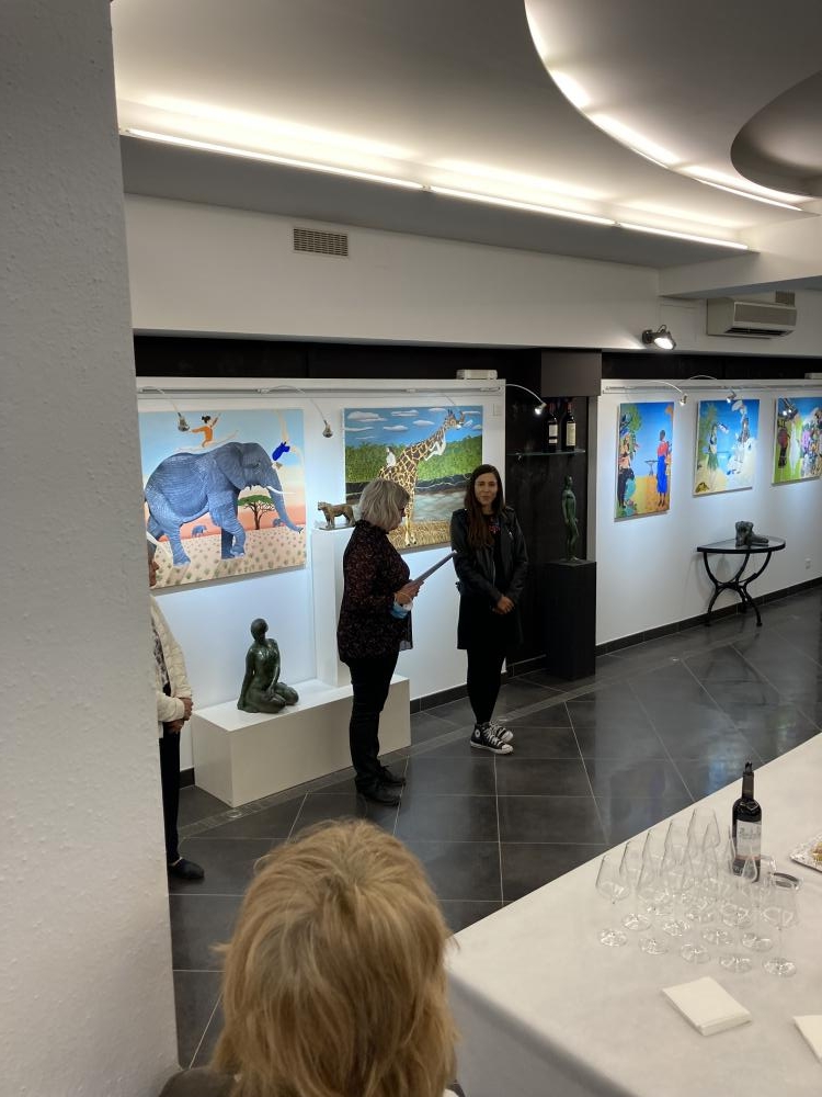 Vernissage de l'exposition "Couleurs de nos rêves"